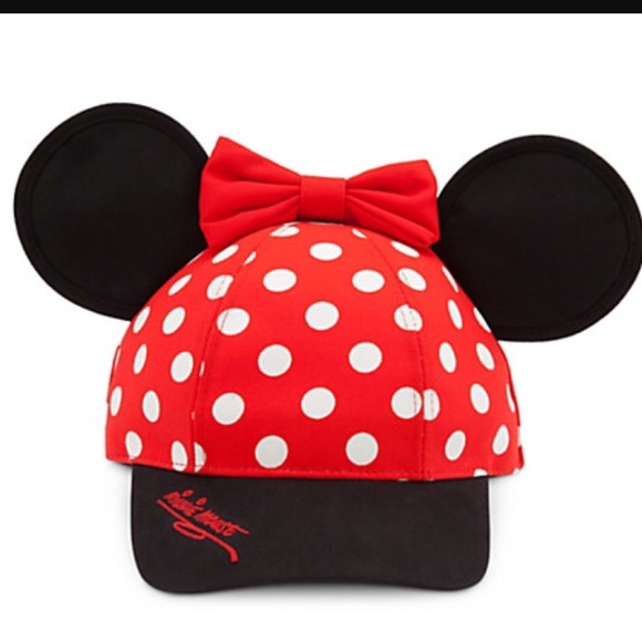 Minnie snap back baseball hat from Disneyland