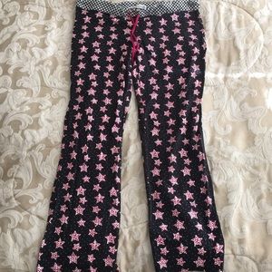 Full Tilt Pajama Pant Stars and Hearts Sz XL