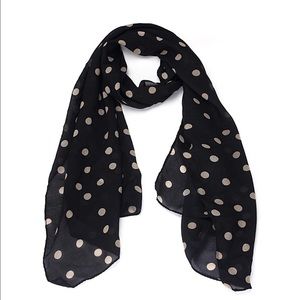 🌺Cute Polka dots chiffon scarf