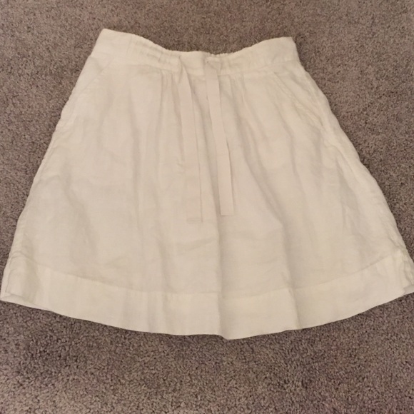 off white j crew skirt, size 00