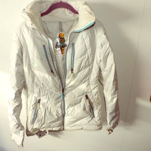 Burton White snowboard/ski jacket!