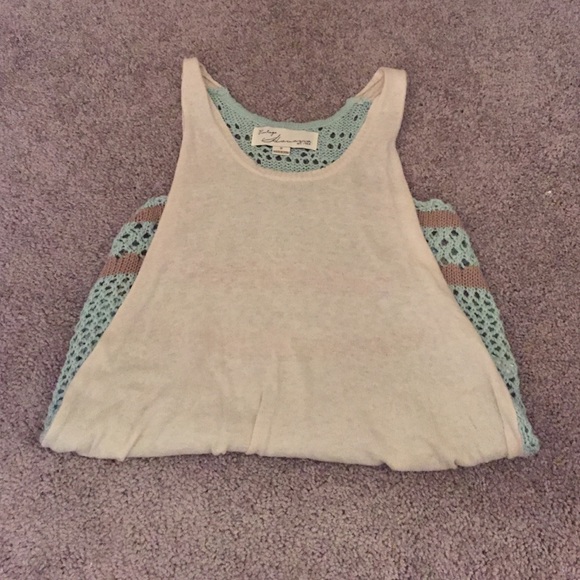 knitted tank top, size small