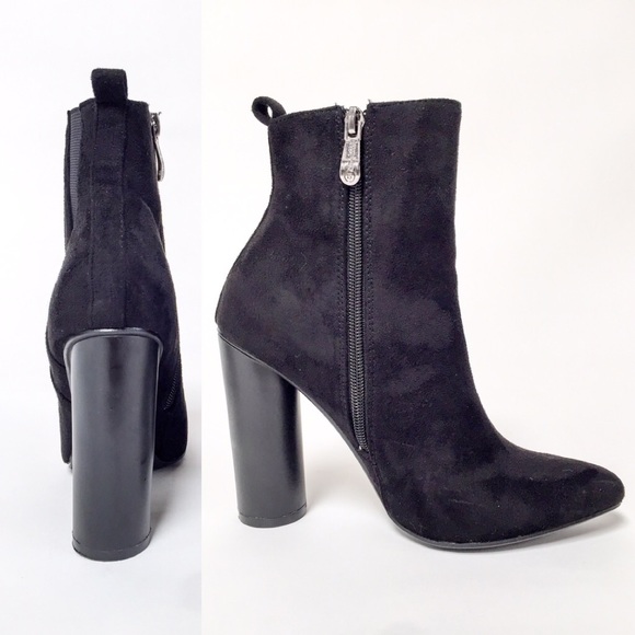 Last 1- Hailee Suede Booties - Picture 2 of 3