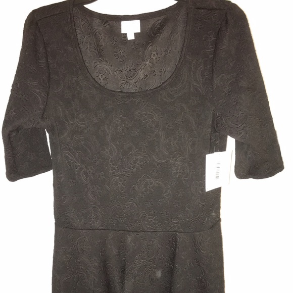 Lularoe Nicole XL textured black