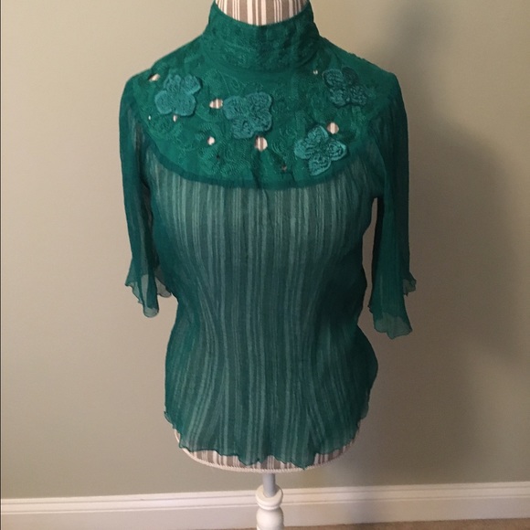Forever 21 Silk Blouse - Medium