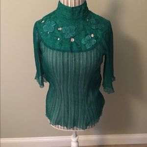 Forever 21 Silk Blouse - Medium