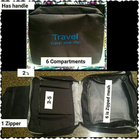 WASHABLE TRAVEL BAG FOR WOMEN OR MEN - Picture 2 of 4
