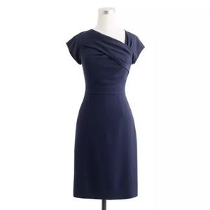 *Sold* NWT Jcrew Wool Origami Dress in Navy Sz 10
