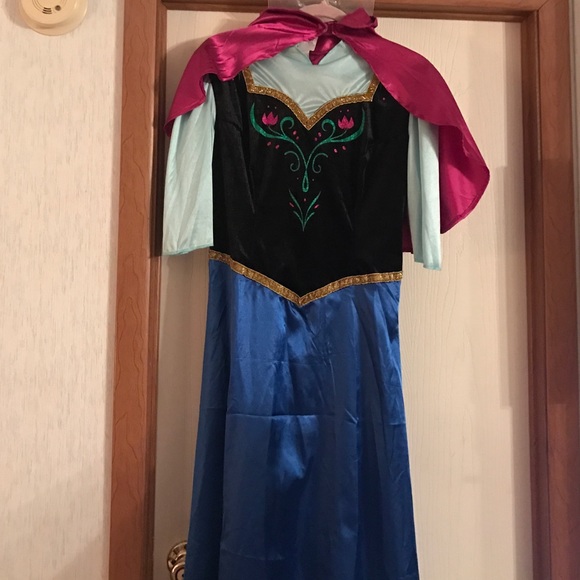 Adult Deluxe Frozen Anna Costume With Wig