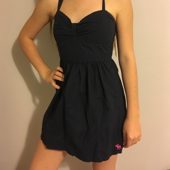 BRAND NEW A&F navy blue dress kids/small adult