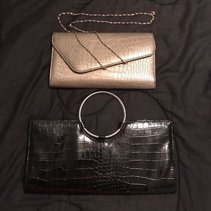 Forever 21 Hand Purse/Wristlet + Black Purse
