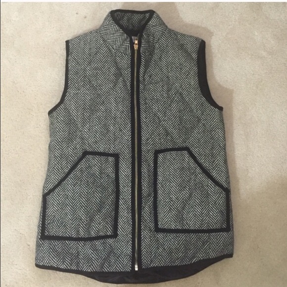 Quilted Herringbone Vest