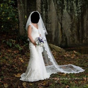 Wedding gown from Davids Bridal