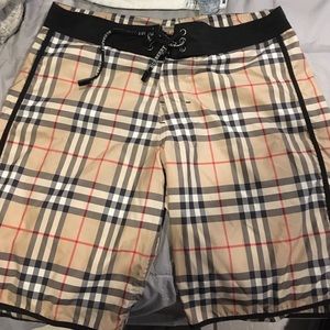 Mens Burberry Bathing Suit