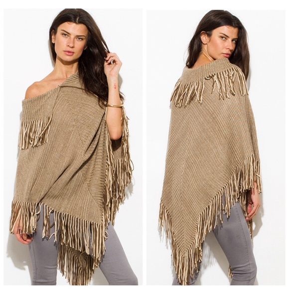 ✨The Linley Poncho with fringe