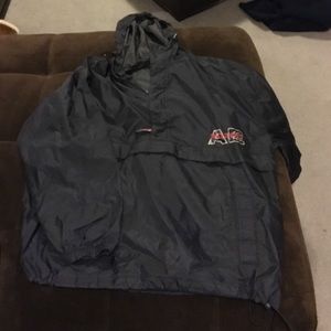 American eagle pullover navy raincoat