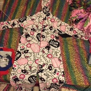 Hello kitty onesie with hood