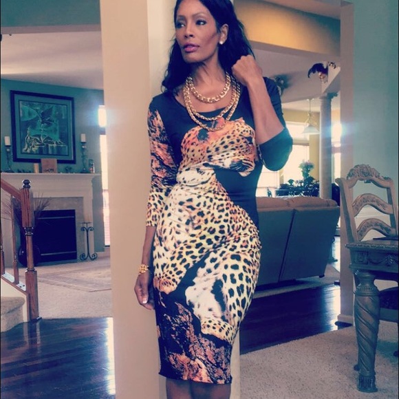 Tiger Print Dress