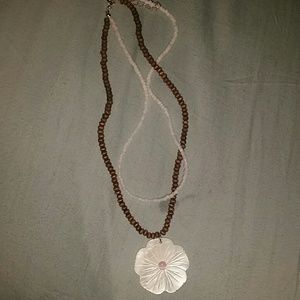 Hibiscus necklace