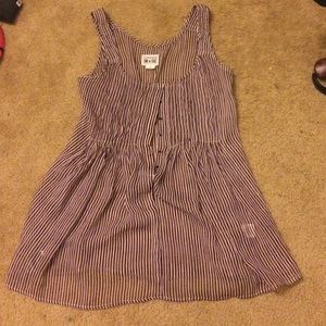 Converse sheer striped tank top