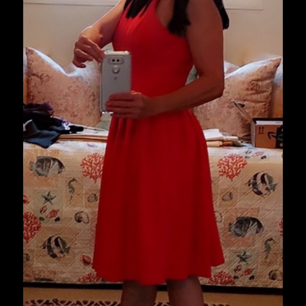 Calvin Klein coral dress