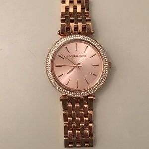 Michael Kors rose gold watch