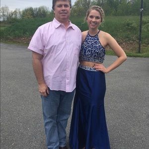 Two piece Prom Dress