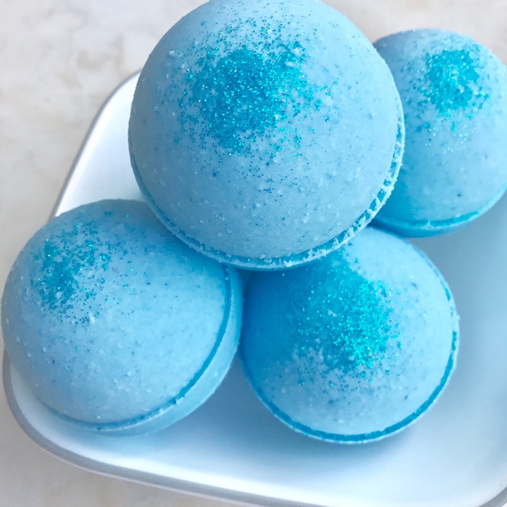Mermaid bath bomb bath fizzy