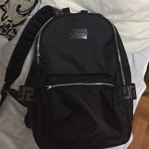 Black versace book bag 100% authenic