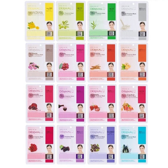 Face collagen masks bundle lot