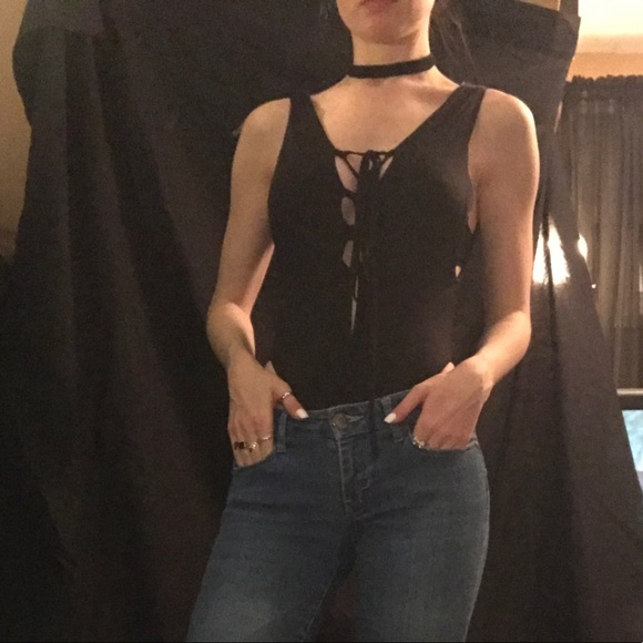 Black tie bathing suit - Picture 5 of 5