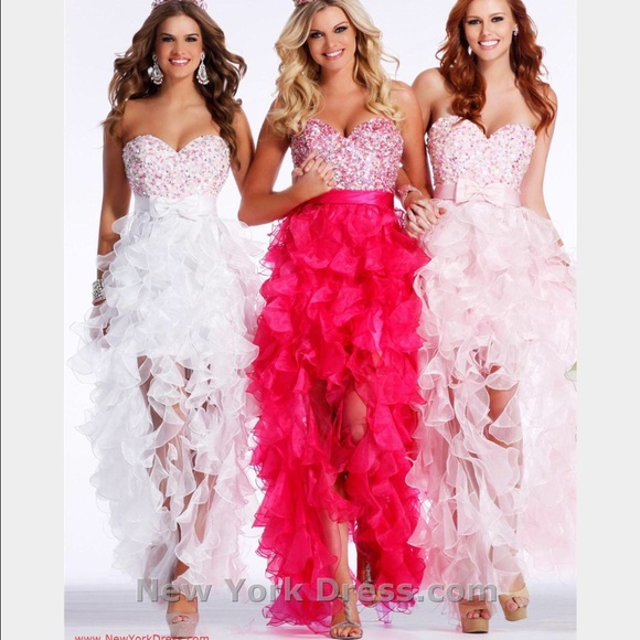 Pink prom dress