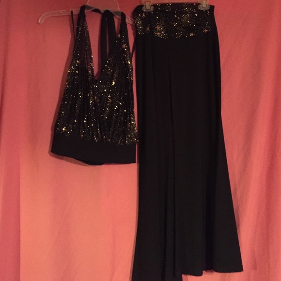 Yabes halter top & pants. Great condition!