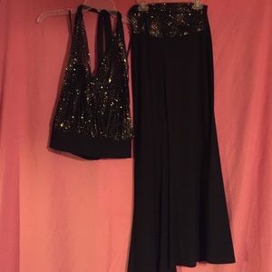 Yabes halter top & pants. Great condition!