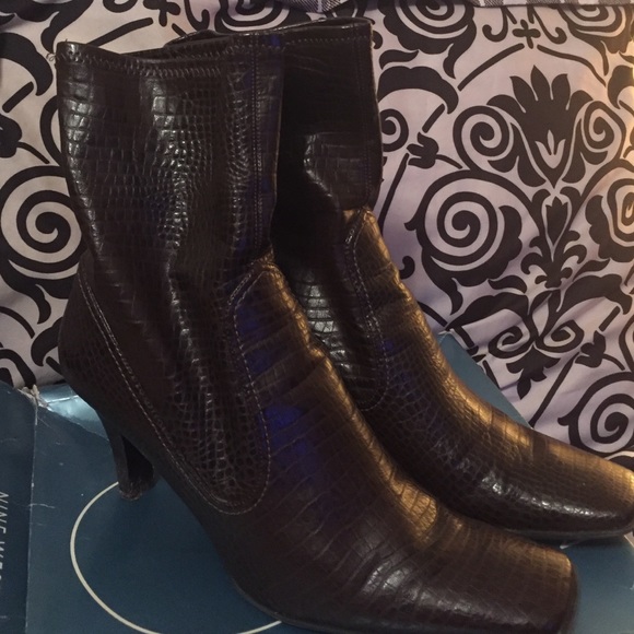 Nine West  Reptile Ankle Boot