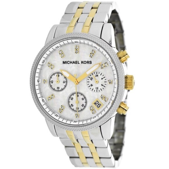Michael Kors Accessories - Michael Kors Ritz two tone steel chronograph watch