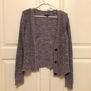 Multicolored knit cardigan
