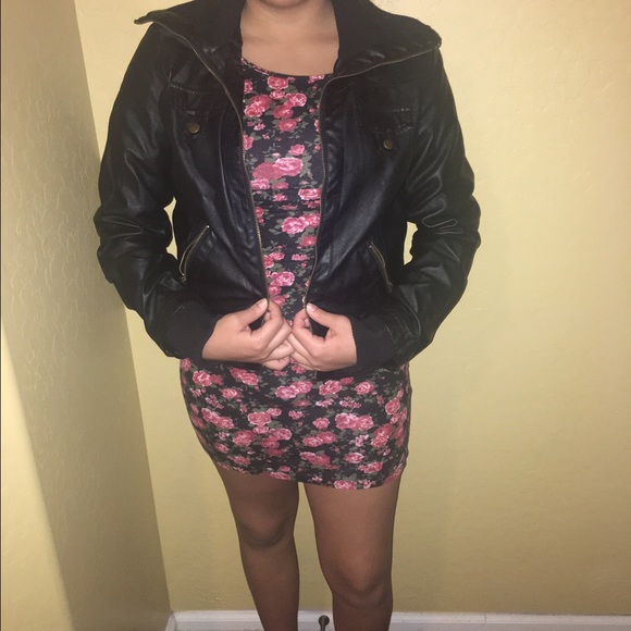 Faux Leather Jacket