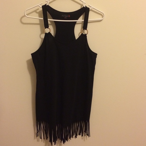 Guess frilled long tank top - Picture 1 of 3