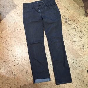 Dark Grey Straight Leg Banana Republic Jeans -8