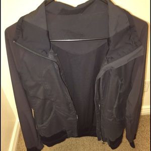Black Lululemon zip up jacket