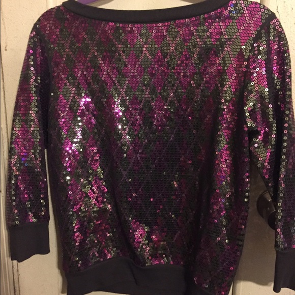 Express Sequined Top - Picture 2 of 3