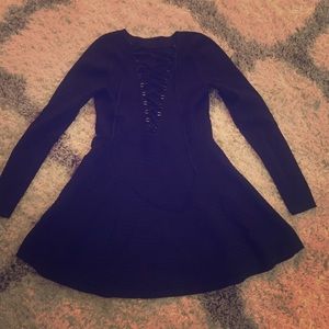 Topshop knitted material dress size 10