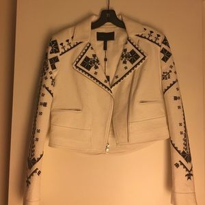 BCBG MAX AZRIA "Kade" embroidered jacket
