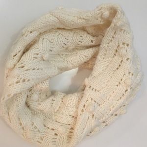 Cowl Scarf - White- Gap
