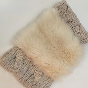 Cowl Scarf - Fur - Ann Taylor