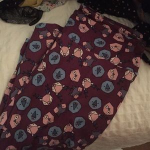 Lularoe hard to find woodland creature leggings