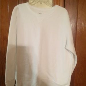 White Sweatshirt by Just My Size in 2x