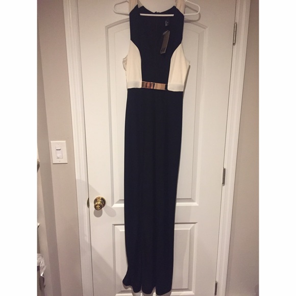 H&M black and white cut out dress - Picture 1 of 4
