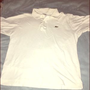 White women's Lacoste Shirt
